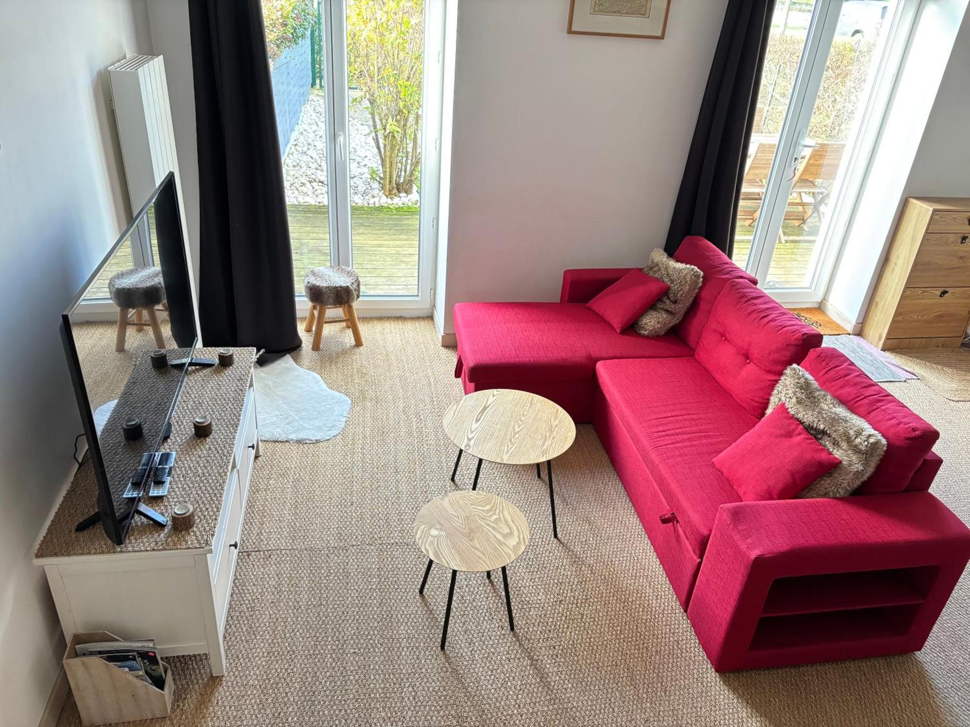 Les Douves Duplex 5 Personnes Lumineux Avec Jardin Et Terrasse Amenagee , Vue Sur Chateau A 5Mn De La Mer, Proche Omaha Beach Et Bayeux Commes Εξωτερικό φωτογραφία