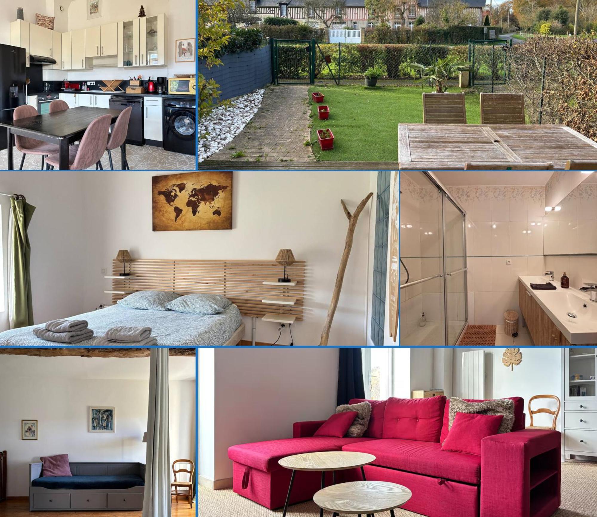 Les Douves Duplex 5 Personnes Lumineux Avec Jardin Et Terrasse Amenagee , Vue Sur Chateau A 5Mn De La Mer, Proche Omaha Beach Et Bayeux Commes Εξωτερικό φωτογραφία